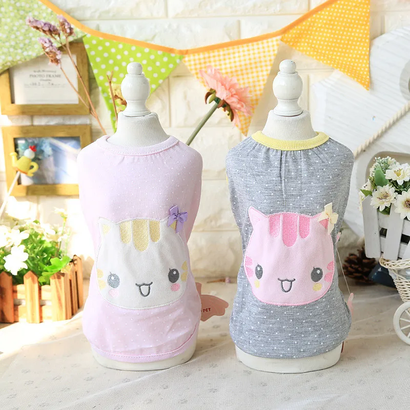 Big Cat Cotton Dog Vest T-Shirts Summer Clothes For Dog Pet Dog Clothing Puppy Pet Apparel Yorkie Chihuahua 2018
Big Cat Cotton Dog Vest T-Shirts Summer Clothes For Dog Pet Dog Clothing Puppy Pet Apparel Yorkie Chihuahua 2018