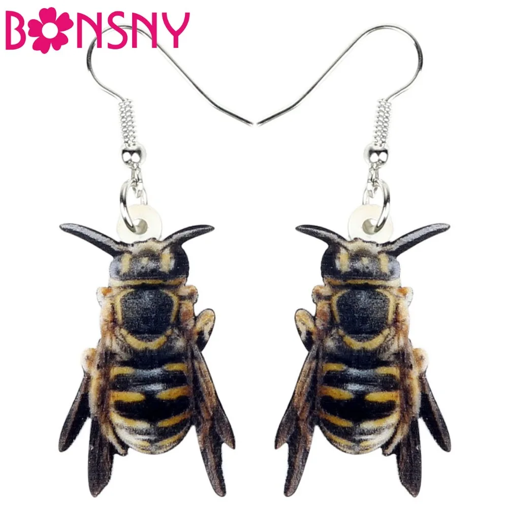 Bonsny Acrylic Fashion Bee Beetles Earrings Drop Dangle Big Long Natural Animal Insect Jewelry For Women Girls Teens Gift Bijoux
Bonsny Acrylic Fashion Bee Beetles Earrings Drop Dangle Big Long Natural Animal Insect Jewelry For Women Girls Teens Gift Bijoux