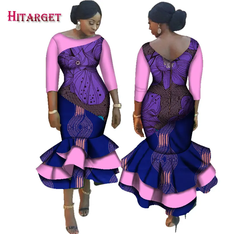 2019 New Dashiki African Bazin Riche Dresses for Women Cascading Ruffle Dress Vestidos Plus Size African Women Clothing WY2518
2019 New Dashiki African Bazin Riche Dresses for Women Cascading Ruffle Dress Vestidos Plus Size African Women Clothing WY2518