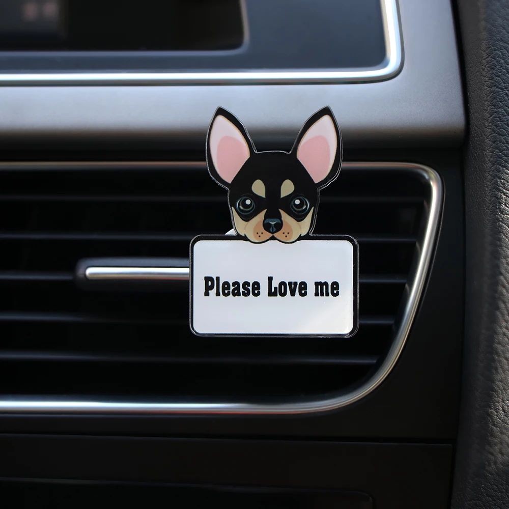 New Cute Car Dog Puppy Perfume Butterfly Beautiful Styling Car Air Purifier Clip Air Conditioner Take Perfume
New Cute Car Dog Puppy Perfume Butterfly Beautiful Styling Car Air Purifier Clip Air Conditioner Take Perfume