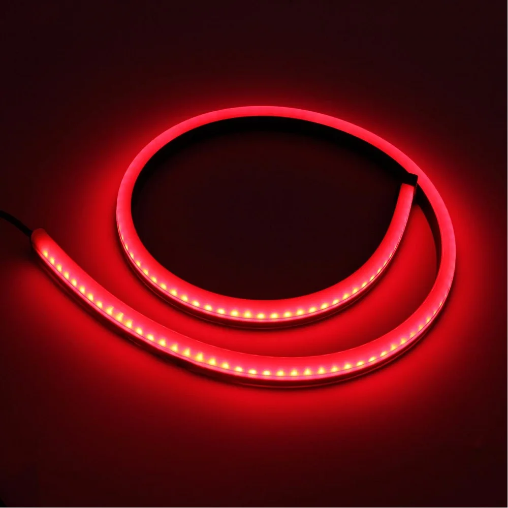 Car High Position Brake Lights Multi Mode LED Flexible Strip Warning Light Auto Safety Driving Stop Lamp 12V 90cm 100cm
Car High Position Brake Lights Multi Mode LED Flexible Strip Warning Light Auto Safety Driving Stop Lamp 12V 90cm 100cm