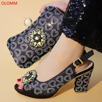 OLOMM fashion style 2019 new coming Italian matching shoe and bag set african wedding black shoe and bag sets for women!!YRP1-13
OLOMM fashion style 2019 new coming Italian matching shoe and bag set african wedding black shoe and bag sets for women!!YRP1-13