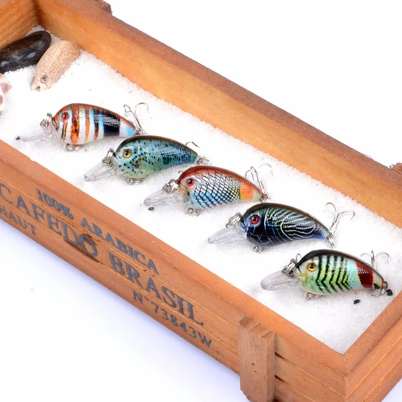 Fulljion 5pcs/lot Crankbaits Fishing Lures Wobblers Crank Hard Baits Painting Series for Fishing Topwater Artificial Bass Pesca
Fulljion 5pcs/lot Crankbaits Fishing Lures Wobblers Crank Hard Baits Painting Series for Fishing Topwater Artificial Bass Pesca