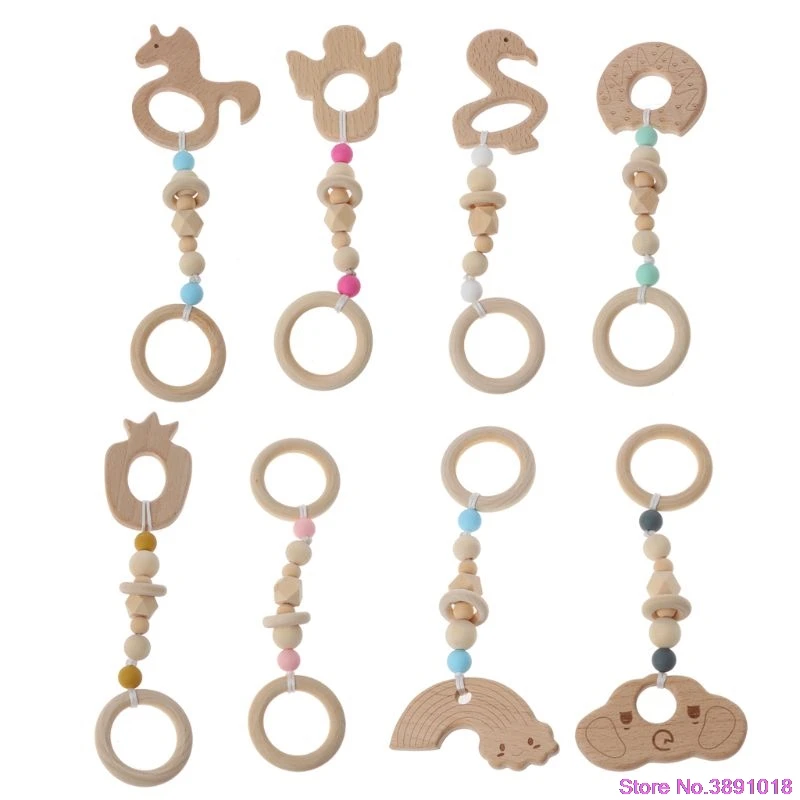 Baby Play Gym Nursing Cartoon Animal Wooden Teether Chew Beads Teething Wood Rattles Toys Teether Montessori
Baby Play Gym Nursing Cartoon Animal Wooden Teether Chew Beads Teething Wood Rattles Toys Teether Montessori