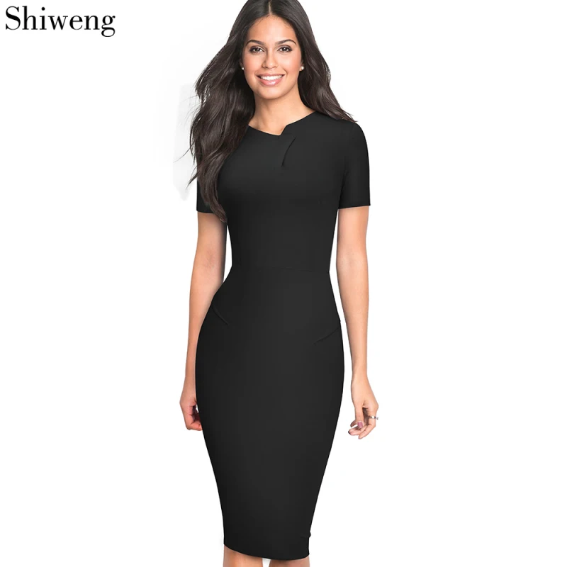 Shinweng 2019 Summer Women A-line Striped Fashion Work Dress Office Summer Clothes for Women Black Dress B496
Shinweng 2019 Summer Women A-line Striped Fashion Work Dress Office Summer Clothes for Women Black Dress B496