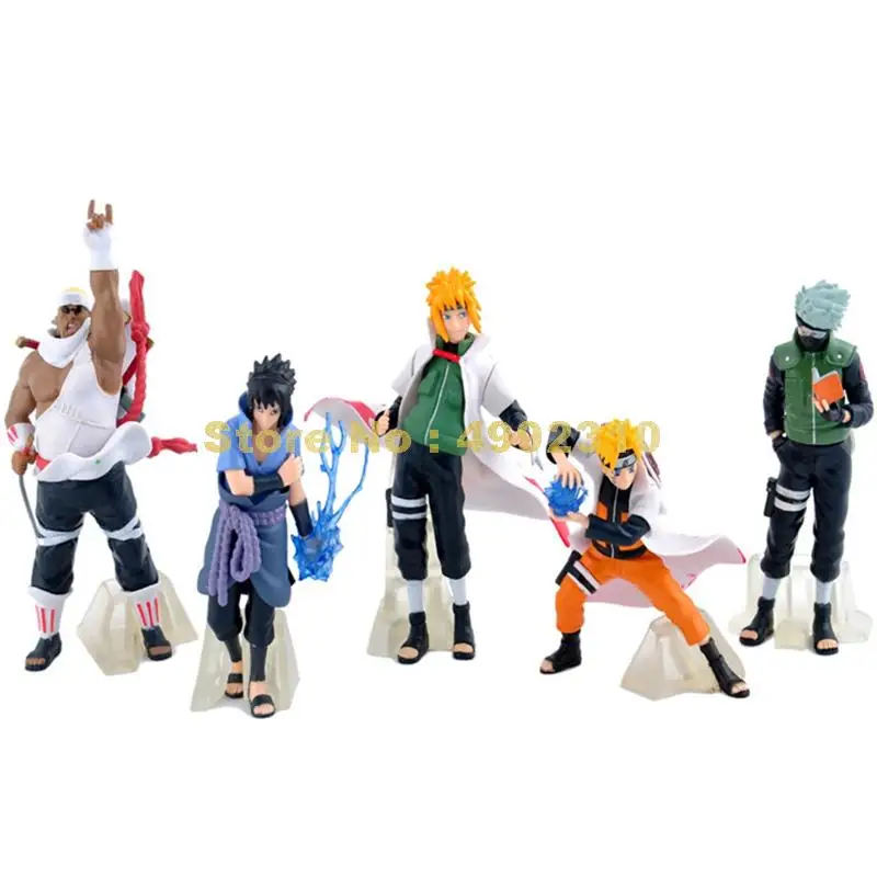 5pcs/set anime naruto uchiha sasuke kakashi minato namikaze killer b pvc figure model 13cm Toy
5pcs/set anime naruto uchiha sasuke kakashi minato namikaze killer b pvc figure model 13cm Toy