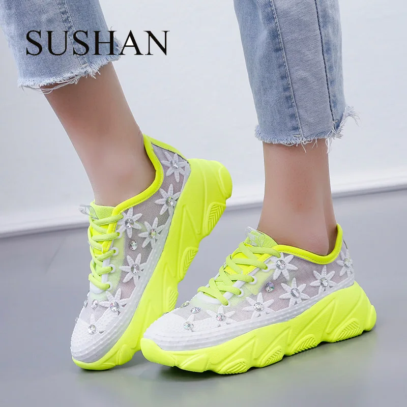 Sneakers Women Shoes Lace Up Beginner Rubber Fashion Mesh Round Cross Straps Flat Sneakers Shoes Casual Shoes Plus Size 35-41
Sneakers Women Shoes Lace Up Beginner Rubber Fashion Mesh Round Cross Straps Flat Sneakers Shoes Casual Shoes Plus Size 35-41