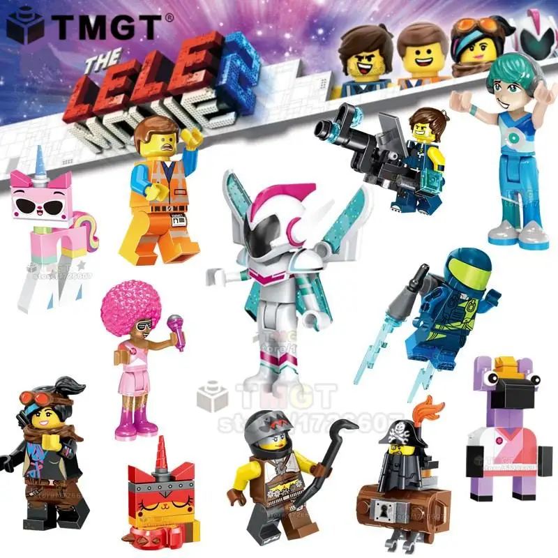 TMGT Single Sale Legoings Movie 2 Emmet Sweet Mayhem Rex Lucy Melody Tempo Zebe Metalbeard Building Blocks Toys For Children
TMGT Single Sale Legoings Movie 2 Emmet Sweet Mayhem Rex Lucy Melody Tempo Zebe Metalbeard Building Blocks Toys For Children