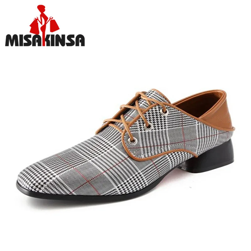 FITWEESize 34-48 British Style Women High Heel Shoes Women Plaid Cross Strap Square Toe Thick Heel Pumps Office Lady Footwear
FITWEESize 34-48 British Style Women High Heel Shoes Women Plaid Cross Strap Square Toe Thick Heel Pumps Office Lady Footwear