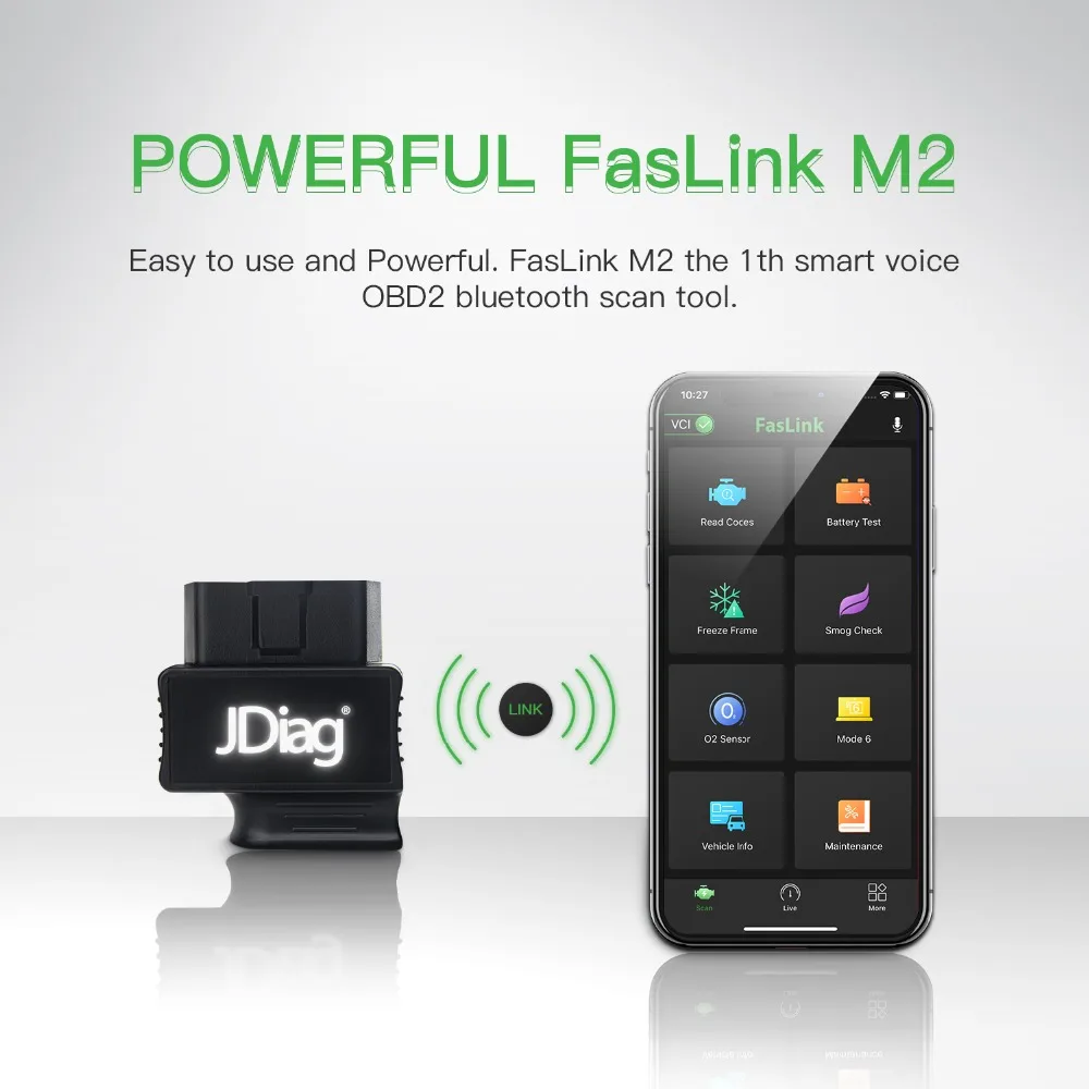 JDiag Faslink M2 Bluetooth 4.0 Bluedriver OBDII Car Diagnostic Tool OBD2 Automotive Code Reader PK Easy Diag iDiag Blue Driver
JDiag Faslink M2 Bluetooth 4.0 Bluedriver OBDII Car Diagnostic Tool OBD2 Automotive Code Reader PK Easy Diag iDiag Blue Driver