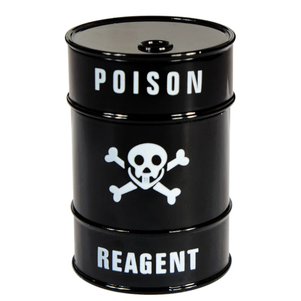 Zinc Alloy Poison Reagent Drum Sharkteeth Grinder 3 Piece Tobacco Crush Milling 43mm X 63mm Four Colors Available Free Shipping 
Zinc Alloy Poison Reagent Drum Sharkteeth Grinder 3 Piece Tobacco Crush Milling 43mm X 63mm Four Colors Available Free Shipping