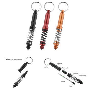 Portable Tungsten Steel Glass Breaker Multifunction Spring Pen Survival Pens Crushing Glass Writing Pen Survival Defense Tools
Portable Tungsten Steel Glass Breaker Multifunction Spring Pen Survival Pens Crushing Glass Writing Pen Survival Defense Tools