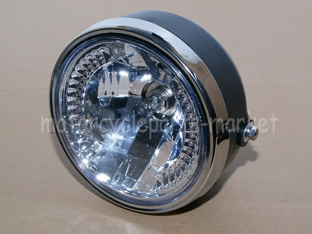8" Amber Halogen Integrated LED Motorcycle Indicator Headlight Turn Signal Lamp For Kawasaki Suzuki Yamaha Harley Cafe Bobber
8" Amber Halogen Integrated LED Motorcycle Indicator Headlight Turn Signal Lamp For Kawasaki Suzuki Yamaha Harley Cafe Bobber