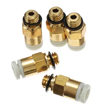 5pcs 3D Printer M6 Thread Nozzle Brass Pneumatic Connector 4*2mm Teflon tube Quick Joint For cr10 cr10s Remote Extruder parts
5pcs 3D Printer M6 Thread Nozzle Brass Pneumatic Connector 4*2mm Teflon tube Quick Joint For cr10 cr10s Remote Extruder parts
