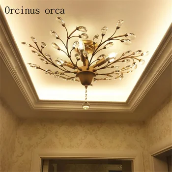 Modern Nordic K9 Crystal LED Ceiling Lights Fixture Gold Black Home Lamps for Living Room Bedroom Kitchen Bathroom
Modern Nordic K9 Crystal LED Ceiling Lights Fixture Gold Black Home Lamps for Living Room Bedroom Kitchen Bathroom