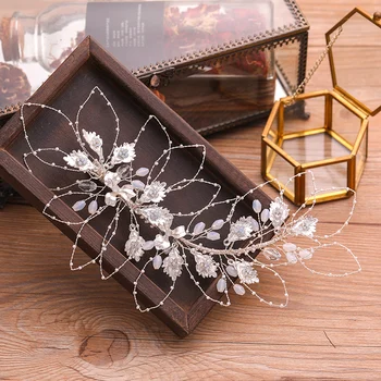 New Design Silver Rose Gold Crystal Headbands Flower Leaf Hairbands Wedding Bridal Women Girl Hair Accessories Handmade Jewelry
New Design Silver Rose Gold Crystal Headbands Flower Leaf Hairbands Wedding Bridal Women Girl Hair Accessories Handmade Jewelry