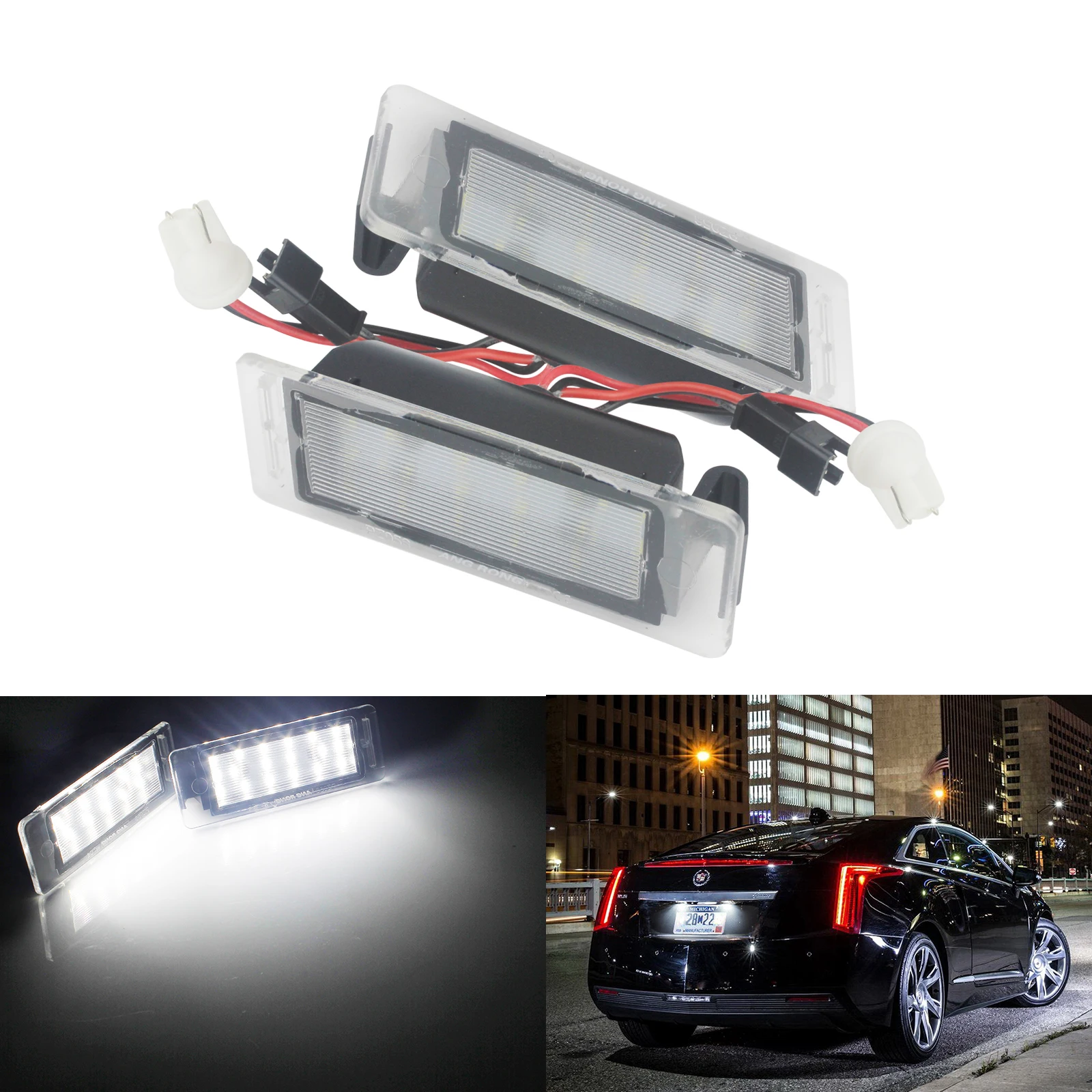 ANGRONG 2x LED License Number Plate Light For Opel / Vauxhall Insignia Sports Tourer Mokka VXR8 For Chevrolet Corvette
ANGRONG 2x LED License Number Plate Light For Opel / Vauxhall Insignia Sports Tourer Mokka VXR8 For Chevrolet Corvette