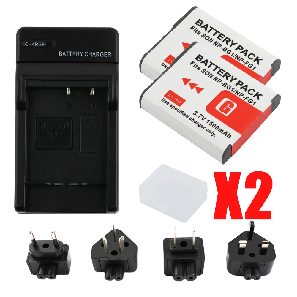 RP 2PCS 1500mAh NP-BG1 NP BG1 NPBG1 Battery + USB Charger for Sony DSC-H3 DSC-H7 DSC-H9 DSC-H10 DSC-H20 DSC-H50 DSC-H55 DSC-H70
RP 2PCS 1500mAh NP-BG1 NP BG1 NPBG1 Battery + USB Charger for Sony DSC-H3 DSC-H7 DSC-H9 DSC-H10 DSC-H20 DSC-H50 DSC-H55 DSC-H70