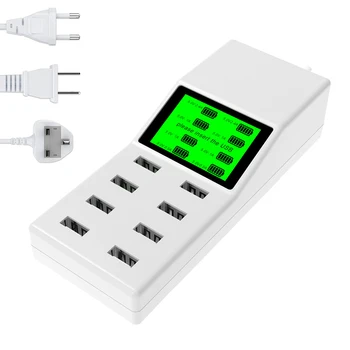 8-port with LED display smart IC automatic identification tablet fast charge mobile phone charger US/UK/EU USB Wall Charger
8-port with LED display smart IC automatic identification tablet fast charge mobile phone charger US/UK/EU USB Wall Charger