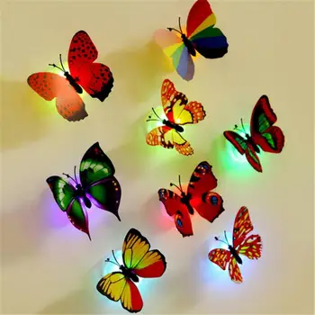 LED Light Night Atmosphere Lamp With Colorful Changing Butterfly Indoor Light With Suction Pad Home Party Desk Wall Decor
LED Light Night Atmosphere Lamp With Colorful Changing Butterfly Indoor Light With Suction Pad Home Party Desk Wall Decor