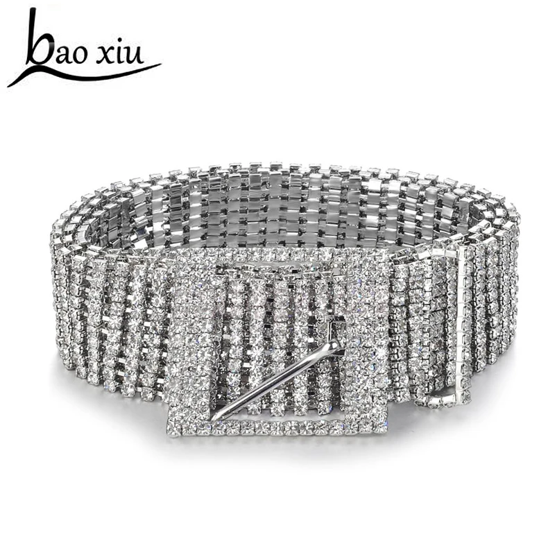New metal chain belts Women's Diamante crystal Chain Belt Full Rhinestone bride wide Bling Female Crystal Waist Belt accessories
New metal chain belts Women's Diamante crystal Chain Belt Full Rhinestone bride wide Bling Female Crystal Waist Belt accessories