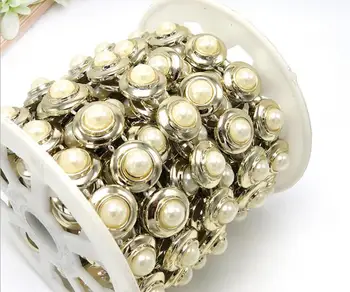 20yard Half ROund Pearl Beads UV Plated Chain Trim For Sewing Apperal Bag Shoes Cap Collar Decoration
20yard Half ROund Pearl Beads UV Plated Chain Trim For Sewing Apperal Bag Shoes Cap Collar Decoration