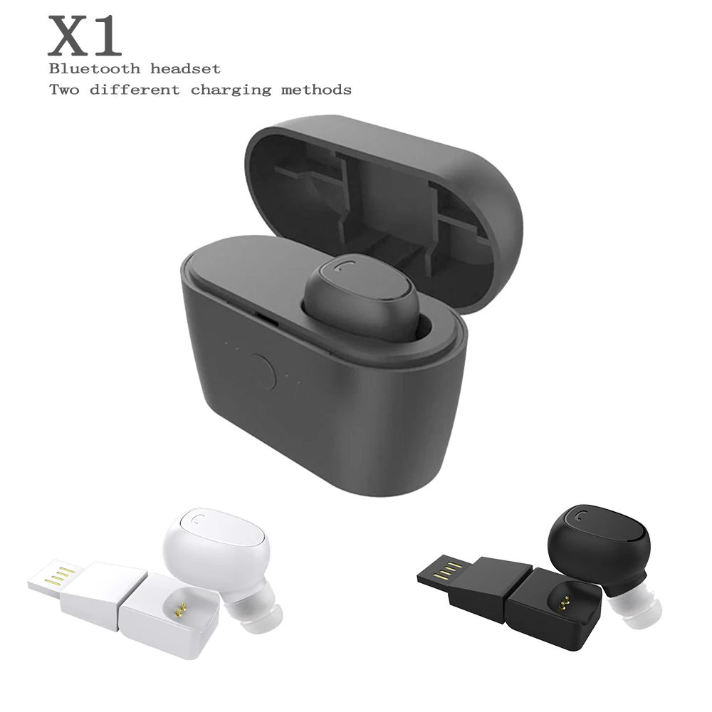 X1 Mini Bluetooth Headset in-ear Earphone Bluetooth Earphones V5.0 stereo headset wireless headset with microphone headset wirel
X1 Mini Bluetooth Headset in-ear Earphone Bluetooth Earphones V5.0 stereo headset wireless headset with microphone headset wirel