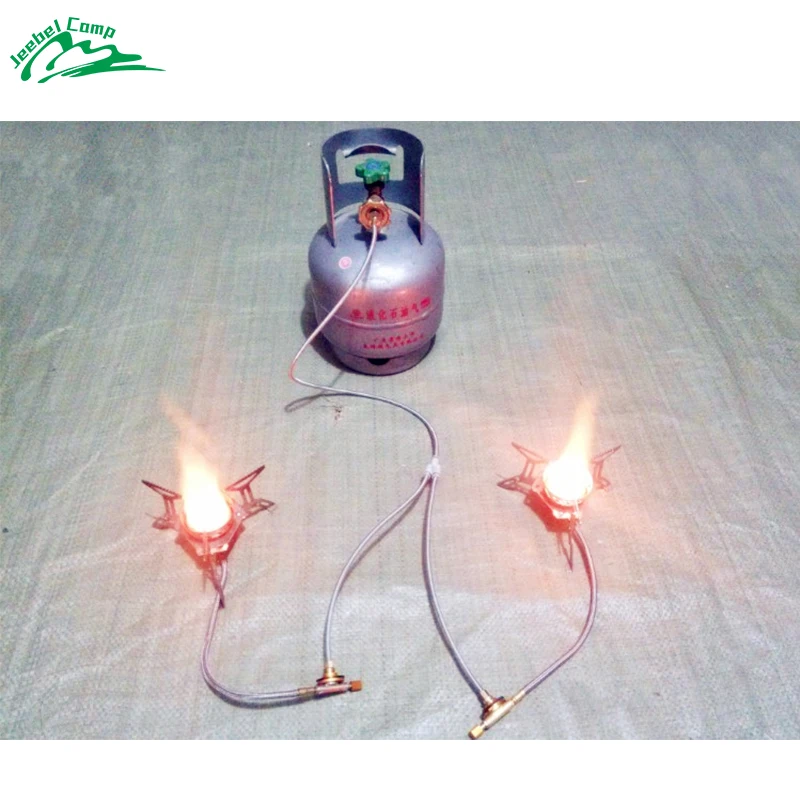 one-pull-two Outdoor Camping Gas Stove Burner Safe Switching Valve Adapter for 2 stoves Connected to Liquefied Tank Gas Cylinder
one-pull-two Outdoor Camping Gas Stove Burner Safe Switching Valve Adapter for 2 stoves Connected to Liquefied Tank Gas Cylinder