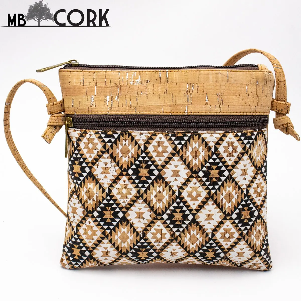 De Portugal Vendedor Europea Vegano Bag Patrón Natural Con Regalo Bandolera Étnico Corcho Bolso rrqd4