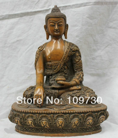 001115 Chinese Tibet Tibetan Buddhism Temple Bronze Statue Sakyamuni Buddha Statue
001115 Chinese Tibet Tibetan Buddhism Temple Bronze Statue Sakyamuni Buddha Statue