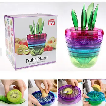 High Quality Fruit Salad Cutter Citrus Juicer Grinder Kitchen Gadget Flower Pot Cooking Tools
High Quality Fruit Salad Cutter Citrus Juicer Grinder Kitchen Gadget Flower Pot Cooking Tools