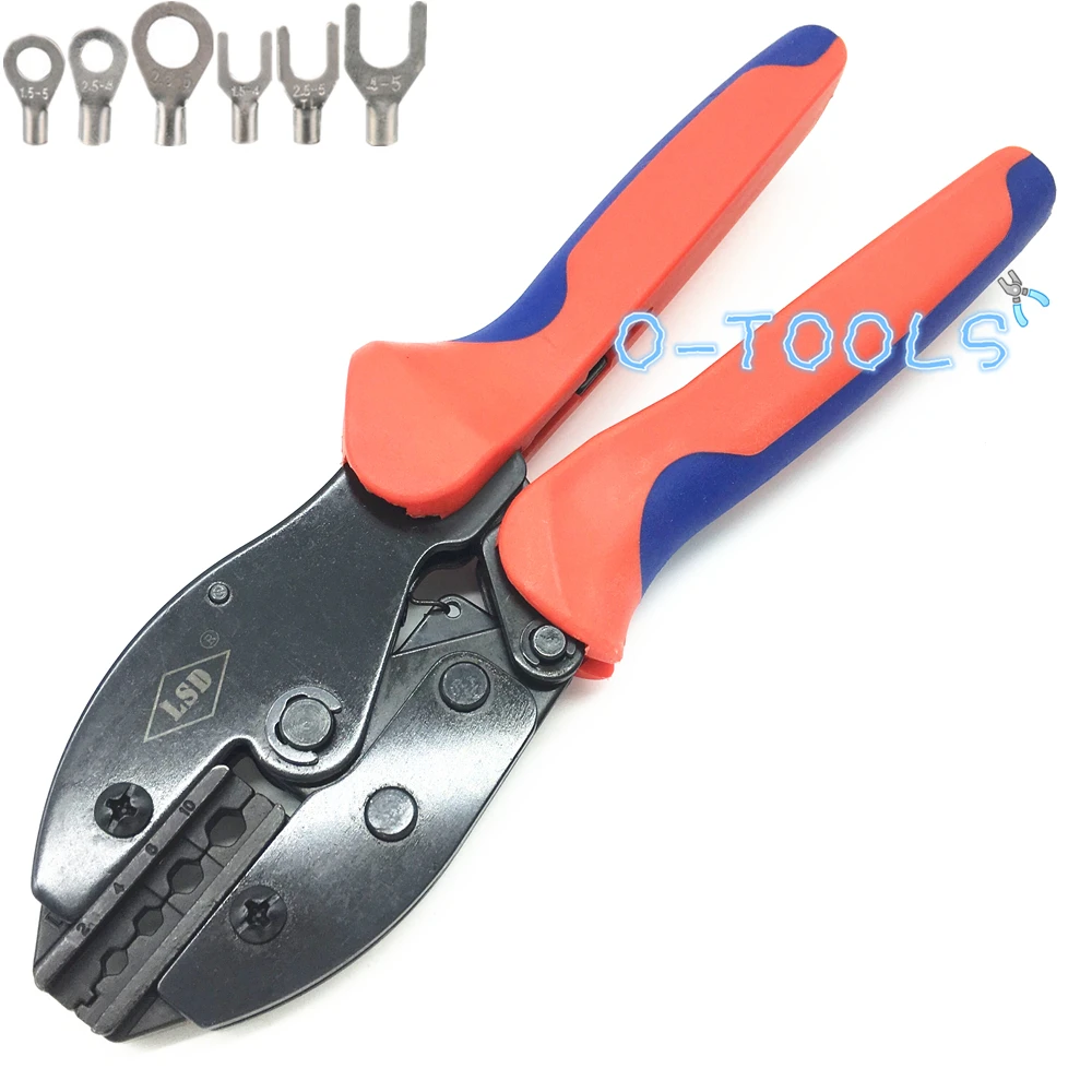 Hand crimping tool 22-10AWG crimping pliers for crimp non-insulated cable connector 2,4,6,10mm² multi tools LY-210TX
Hand crimping tool 22-10AWG crimping pliers for crimp non-insulated cable connector 2,4,6,10mm² multi tools LY-210TX