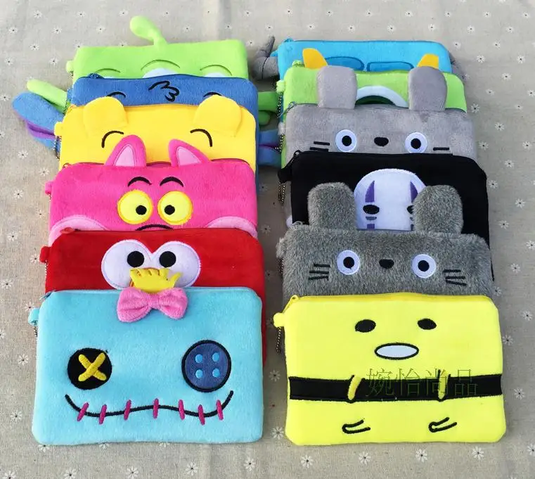 Cartoon Mickey Minnie Barbapapa Sesame street Duffy Bear Pink Panther plush Cute Cosmetic bag
Cartoon Mickey Minnie Barbapapa Sesame street Duffy Bear Pink Panther plush Cute Cosmetic bag
