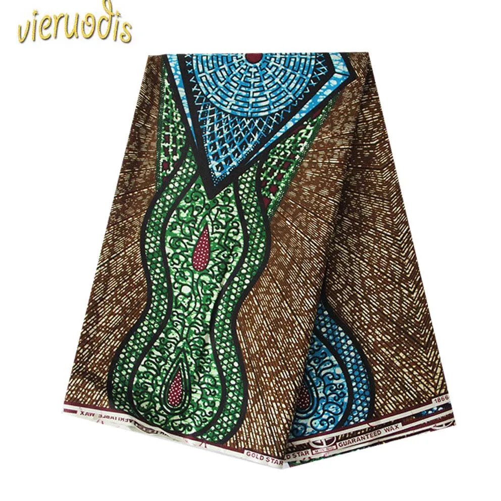 6 Yards African Wax Prints Fabric dutch 100% Cotton Fabrics Material Dashiki Batik Real Floral for Dress A000422
6 Yards African Wax Prints Fabric dutch 100% Cotton Fabrics Material Dashiki Batik Real Floral for Dress A000422