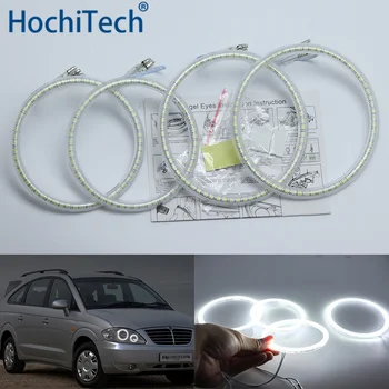 Ultra bright SMD white LED angel eyes halo ring kit daytime running light DRL for SsangYong Rodius 2004-2013
Ultra bright SMD white LED angel eyes halo ring kit daytime running light DRL for SsangYong Rodius 2004-2013