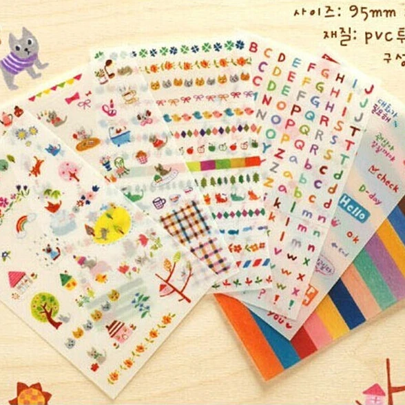 6 Pcs/lot new Cartoon Cat Printing PVC Stickers Albums Diary Decoration Scrapbooking stationery Products Memo Pads 10*17cm
6 Pcs/lot new Cartoon Cat Printing PVC Stickers Albums Diary Decoration Scrapbooking stationery Products Memo Pads 10*17cm