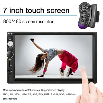 7 inch Universal Double Din HD BT Car Radio Steering Wheel Control Rear View Camera MP5 Player Multimedia
7 inch Universal Double Din HD BT Car Radio Steering Wheel Control Rear View Camera MP5 Player Multimedia