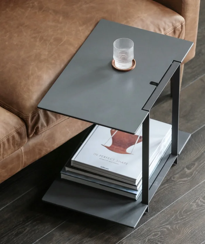 100X pack Industry Chic Rectangle Coffee Table /47cm High Side Tea with Metal Frame | Мебель