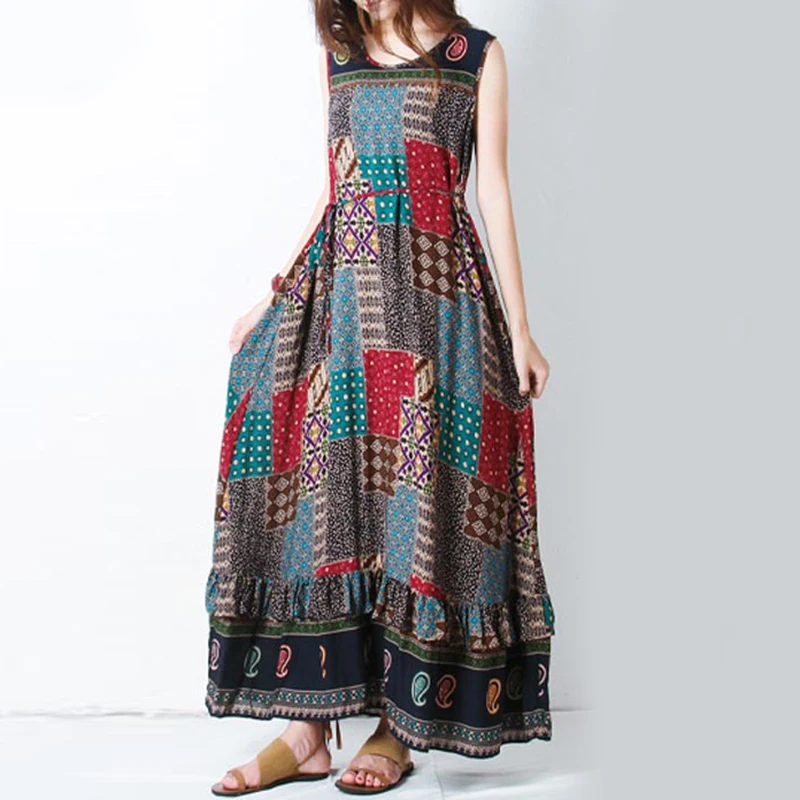 woman dress 2018 spring summer plus size dresses for women 4xl 5xl Oversized Long Maxi Sleeveless Big size Cotton Linen Dress
woman dress 2018 spring summer plus size dresses for women 4xl 5xl Oversized Long Maxi Sleeveless Big size Cotton Linen Dress