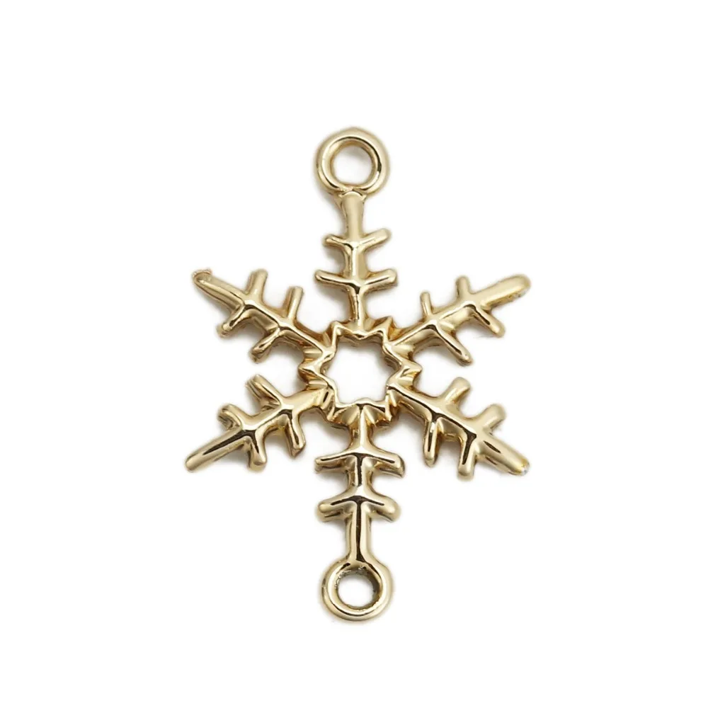 Doreen Box Zinc Based Alloy Connectors Christmas Snowflake Light Golden Jewelry Accessories 25mm(1") x 17mm( 5/8"), 10 PCs
Doreen Box Zinc Based Alloy Connectors Christmas Snowflake Light Golden Jewelry Accessories 25mm(1") x 17mm( 5/8"), 10 PCs