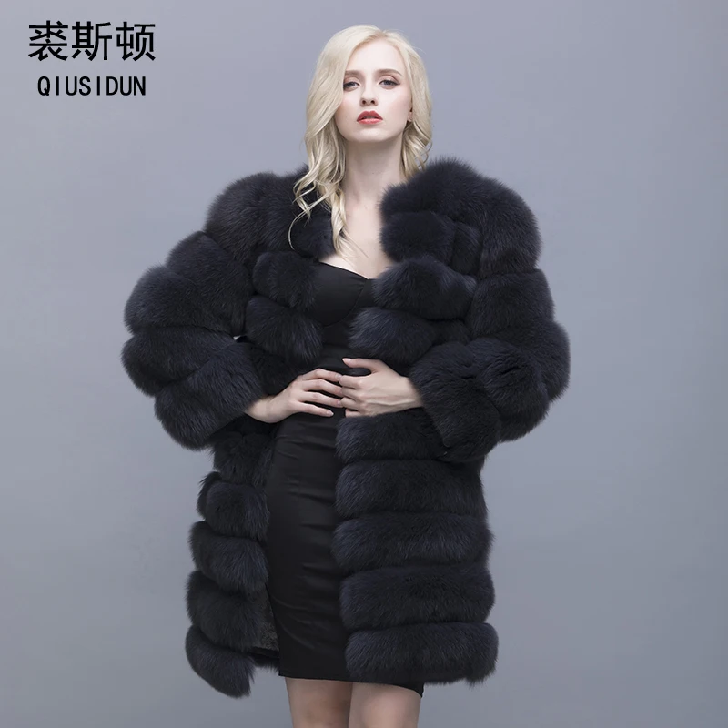 QIUSIDUN Genuine Pure Natural Long Sleeved Round Fox Fur Coat Winter Long Detachable Fashion Coat Women's Clothing Large size
QIUSIDUN Genuine Pure Natural Long Sleeved Round Fox Fur Coat Winter Long Detachable Fashion Coat Women's Clothing Large size