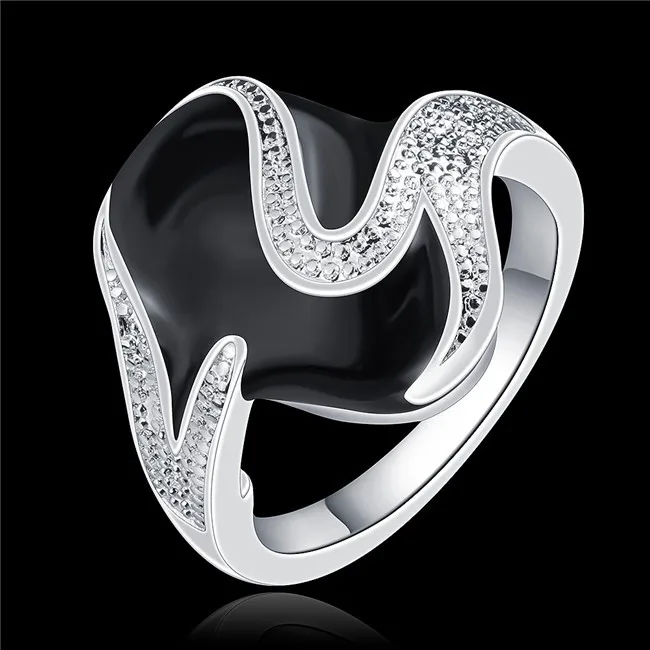 R667 low price plated silver black ring 7-8 # fashion classic jewelry wedding gift for woman Cool Design Top Quality
R667 low price plated silver black ring 7-8 # fashion classic jewelry wedding gift for woman Cool Design Top Quality