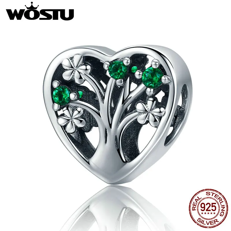 WOSTU 925 Sterling Silver Hot Sale Tree of Life Heart Shape Beads fit original WST Charm Bracelets Jewelry Gift FIC221
WOSTU 925 Sterling Silver Hot Sale Tree of Life Heart Shape Beads fit original WST Charm Bracelets Jewelry Gift FIC221