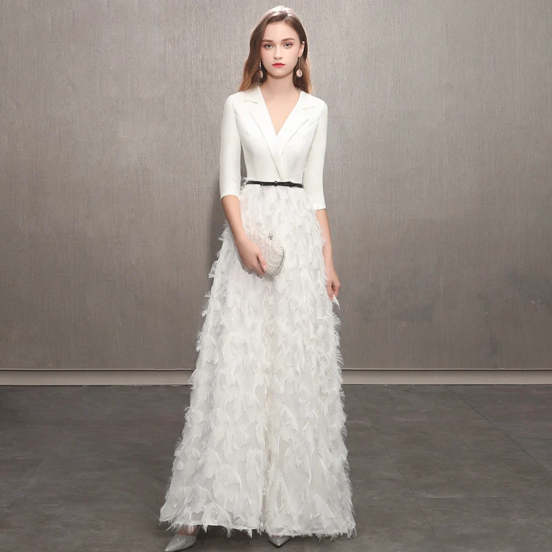 White Evening Dresses 2019 Elegant Lace Evening Gowns Long Formal Evening Dress Styles Women Prom Party Dresses LYFY56
White Evening Dresses 2019 Elegant Lace Evening Gowns Long Formal Evening Dress Styles Women Prom Party Dresses LYFY56