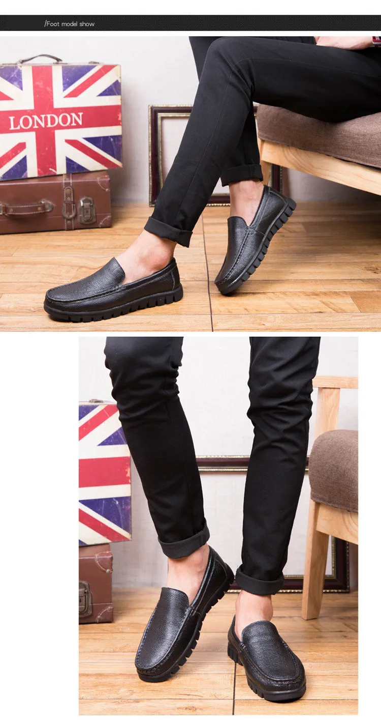mens loafers leather