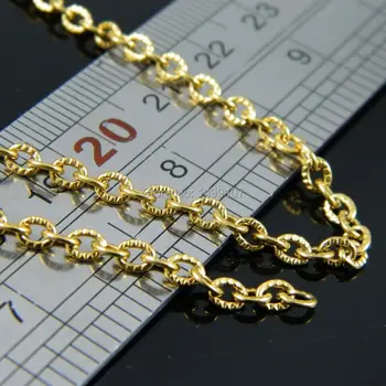 Gold-Color Stainless Steel Chains DIY Jewelry Findings Jewelry Components Women Chain 3mm width
Gold-Color Stainless Steel Chains DIY Jewelry Findings Jewelry Components Women Chain 3mm width