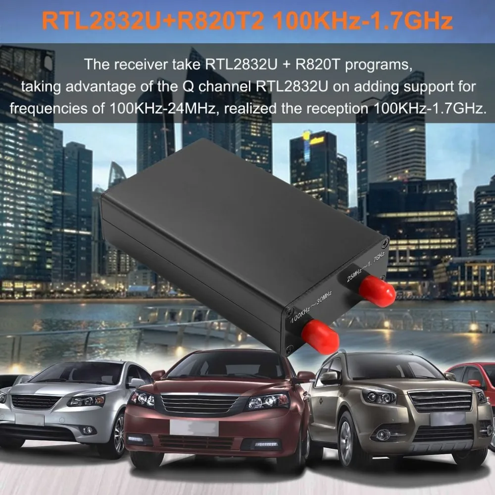 New Car Styling 100KHz-1.7GHz Full Band RTL-SDR USB Tuner Receiver RTL2832U+R820T2 AM FM Radio Receiver Software Define Radio
New Car Styling 100KHz-1.7GHz Full Band RTL-SDR USB Tuner Receiver RTL2832U+R820T2 AM FM Radio Receiver Software Define Radio