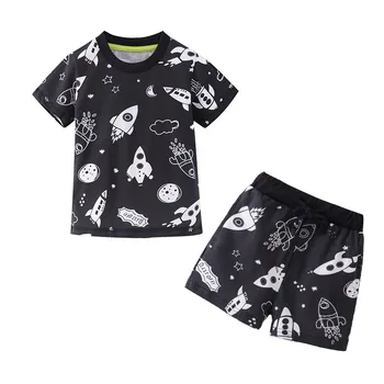Newest Summer Boy Clothing Set Children Rockets Fashion Boys Suit Kids Outfit Cotton Tops + Shorts 2 -7 Year Kids Boy Clothing
Newest Summer Boy Clothing Set Children Rockets Fashion Boys Suit Kids Outfit Cotton Tops + Shorts 2 -7 Year Kids Boy Clothing