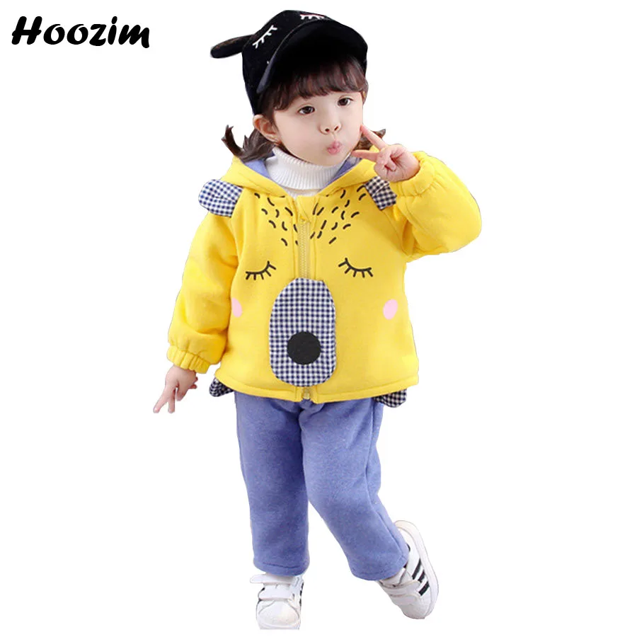 Winter Baby Clothing Set Pretty Cartoon Rabbit Fleece Jacket+Pants Kids Autumn Yellow Thick Set Child Girl 18M 24M 3 4 5 Years
Winter Baby Clothing Set Pretty Cartoon Rabbit Fleece Jacket+Pants Kids Autumn Yellow Thick Set Child Girl 18M 24M 3 4 5 Years