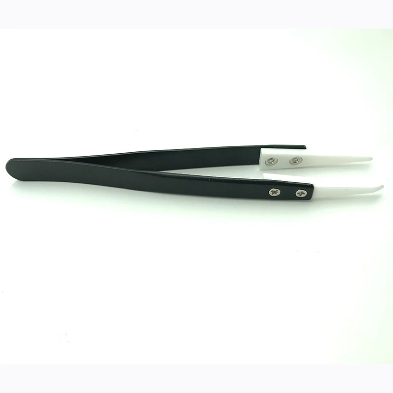 1pc Anti-acid Ceramic Tipped Tweezer Stainless Steel Tweezer Fine Pointed Tips with Heat Resistance Tweezer 130x10mm
1pc Anti-acid Ceramic Tipped Tweezer Stainless Steel Tweezer Fine Pointed Tips with Heat Resistance Tweezer 130x10mm